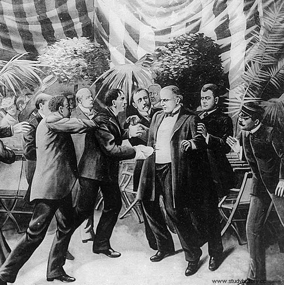 William McKinley, 25º presidente de los Estados Unidos de América, que provocó la guerra hispanoamericana 