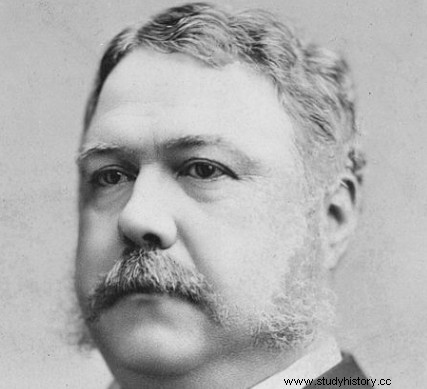 21.o Presidente de los Estados Unidos Chester A. Arthur 