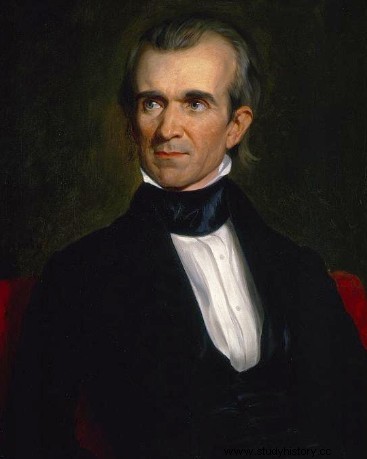 James Knox Polk, undécimo presidente de los Estados Unidos 