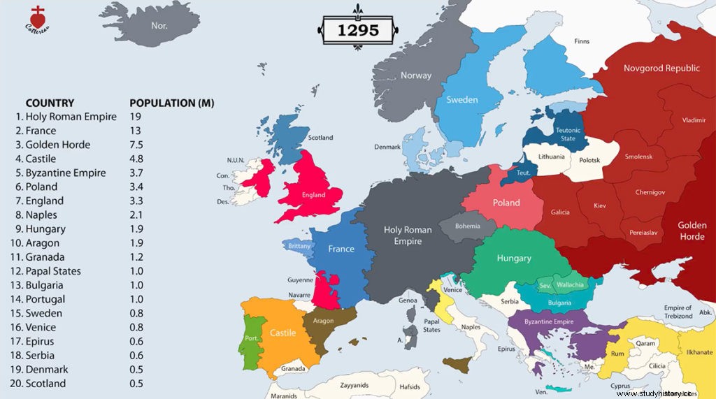 ヨーロッパの国々の国境は毎年こうして変わっていく 