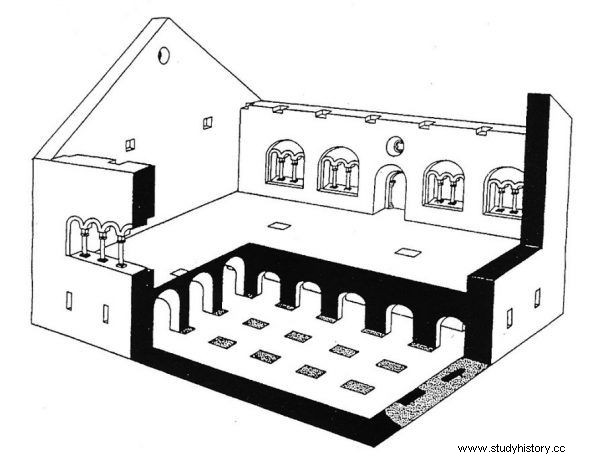 最初のヴァヴェル宮殿は 1000 年前に建てられました。床暖房も付いていました！ 