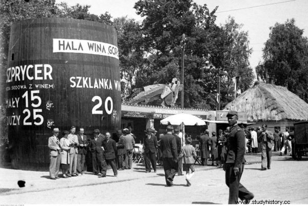 Comida callejera en la Polonia de antes de la guerra 