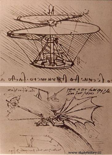 Invenciones de Leonardo da Vinci 