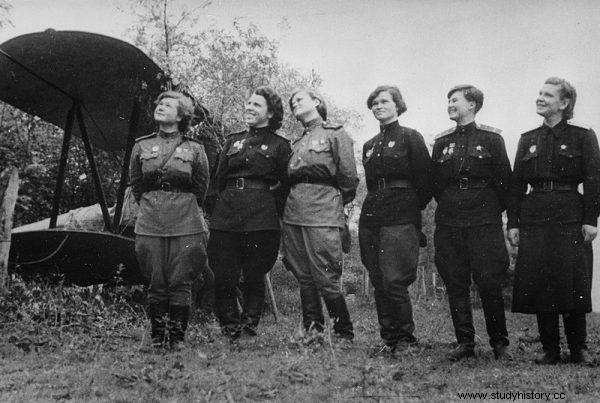 Brujas de la noche. Los aviadores soviéticos aterrorizaron a los nazis. 