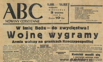 10 заголовков сентября 1939 года, убеждающих, что Польша... выигрывает войну! 