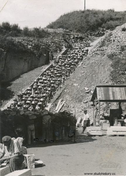 En este campo, la muerte por gaseo era una de las más leves, y los prisioneros transportados desde KL Auschwitz-Birkenau rogaban por la posibilidad de regresar. 