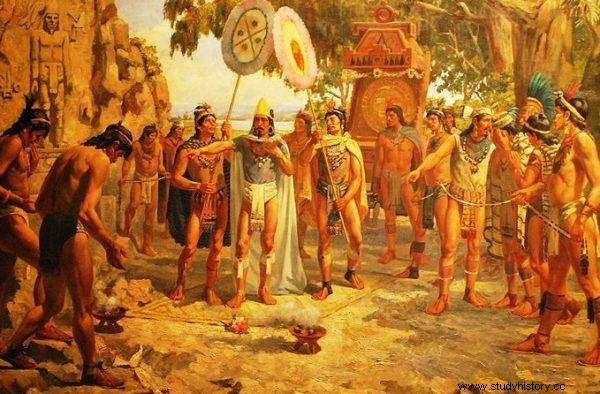 Varios cientos de conquistadores conquistaron los imperios indios. 