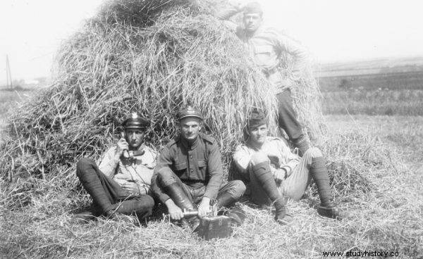 Campesinos de las legiones de Piłsudski 