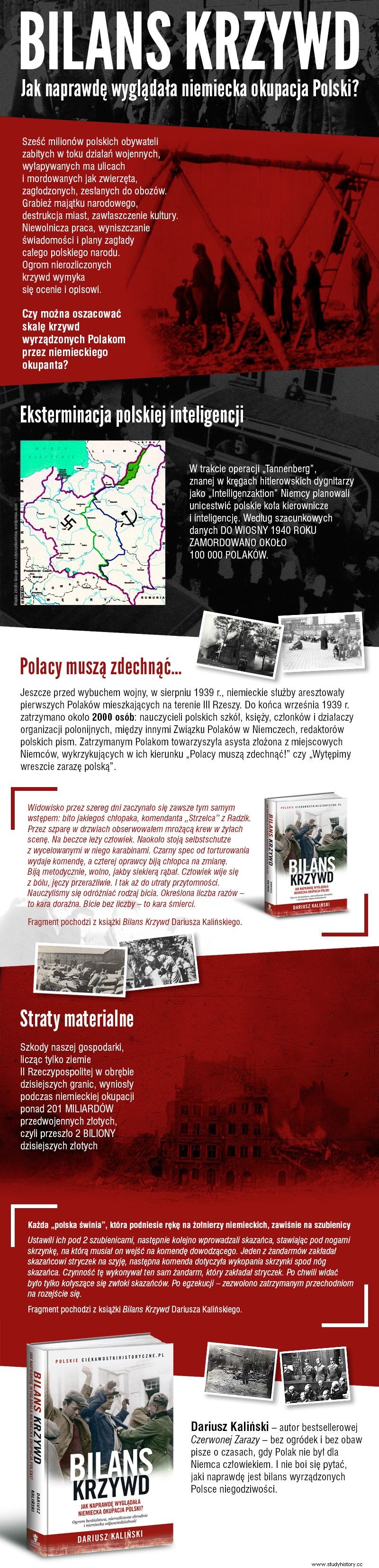 Balance de Lesiones. Estas cifras muestran la verdad sobre lo que vivieron los polacos bajo la ocupación alemana. 