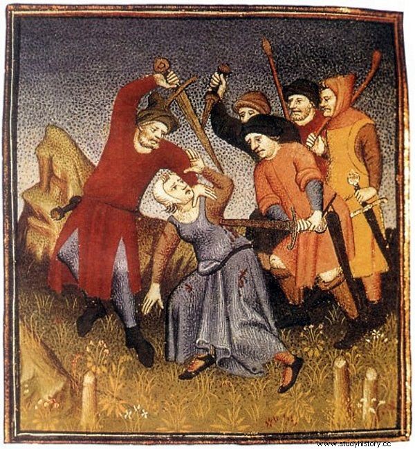 Pandillas de la Inglaterra medieval. El crimen organizado en la edad oscura 