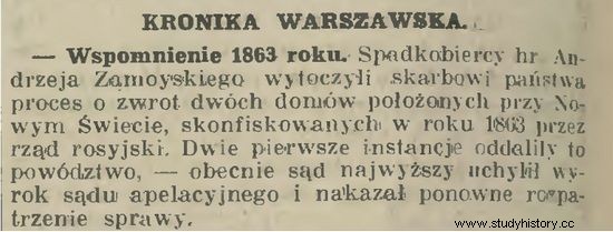 ロシア皇帝が盗んだものをポーランド国家から受け取るにはどうすればいいですか？ 