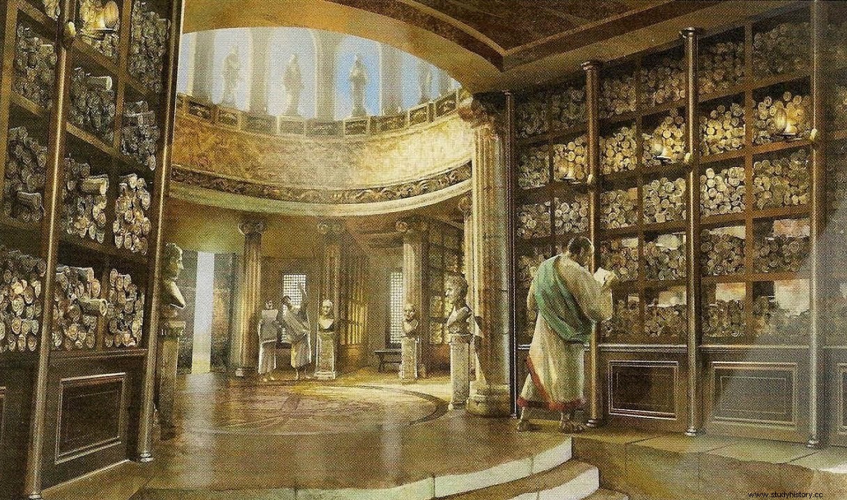 古代世界最古の図書館 