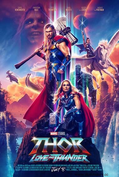 Thor:origen cómico, acción en vivo y amor y trueno 