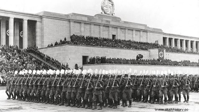 ニュルンベルクのナチス建築の遺跡 