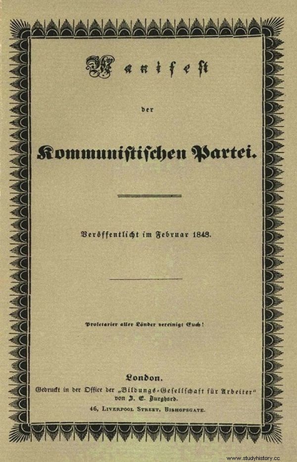 Proletarios de todos los países unidos:El día de la publicación del Manifiesto Comunista 