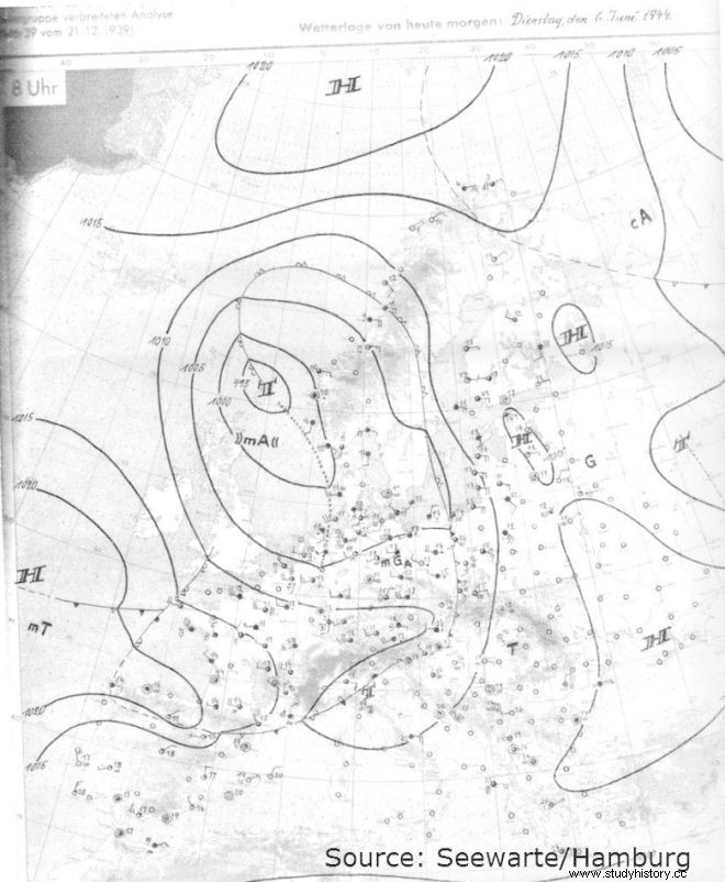 Desembarco de Normandía:cómo el clima engañó a los alemanes:una historia no contada 