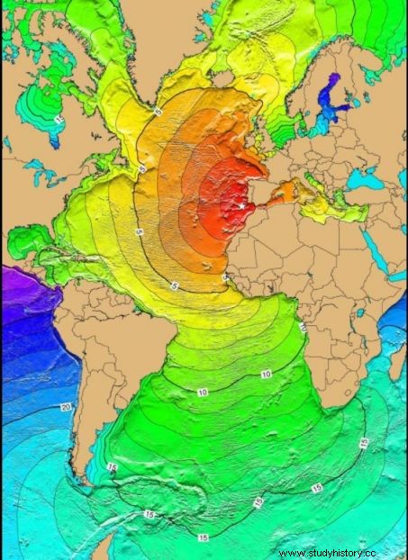 カリブ海で発見されたリスボン津波（1755年）の痕跡！ 