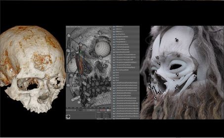 El hombre de Cromagnon tenía el rostro cubierto de nódulos 