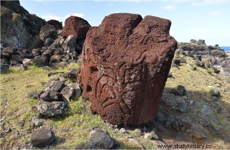 Resuelto el enigma de los tocados de los Colosos de Isla de Pascua 