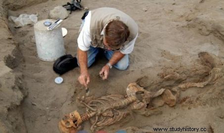 Descubren en Perú el sitio prehispánico de sacrificio de niños más grande 