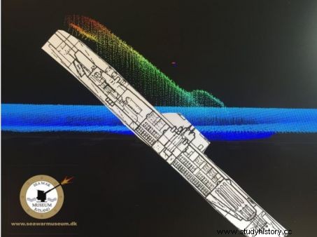 Нацистская подводная лодка обнаружена у берегов Дании 