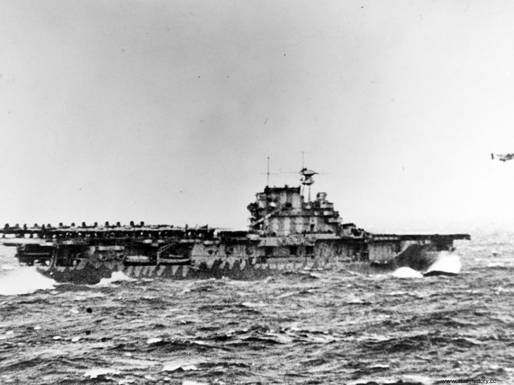 Descubrimiento de los restos del portaaviones USS Hornet, hundido durante la Segunda Guerra Mundial 