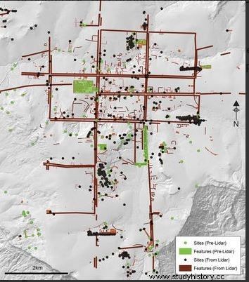 カンボジア：航空レーザースキャンで確認されたクメール帝国の最初の首都の一つ 