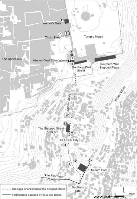 ポンテオ・ピラトの委任統治下、2000年前に建設された街路がエルサレムの下で発見される 