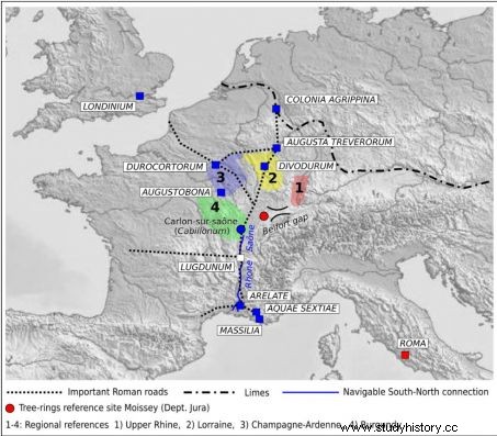 フランスの森がローマの建設にどのように役立ったか 