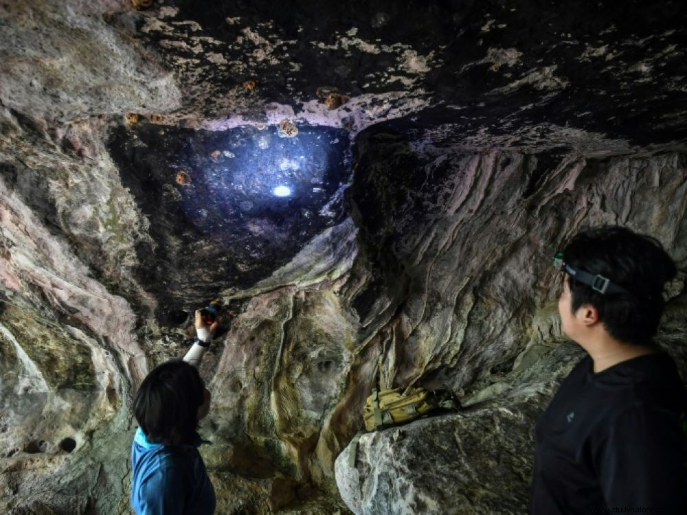 Pinturas milenarias desenterradas en el corazón de la selva tailandesa 