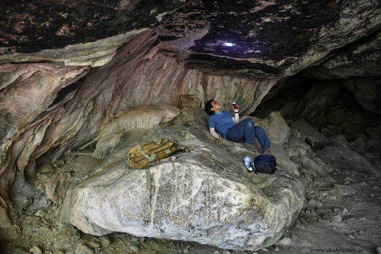 Pinturas milenarias desenterradas en el corazón de la selva tailandesa 