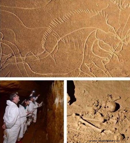 Cussac, el Lascaux del grabado, revela sus tumbas únicas 