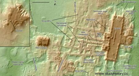 1400m de largo, la estructura más grande y antigua del mundo maya revelada por Lidar 