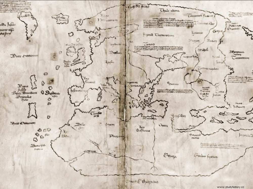 Se supone que refleja los viajes vikingos a América, el famoso mapa de Vinland es definitivamente falso 