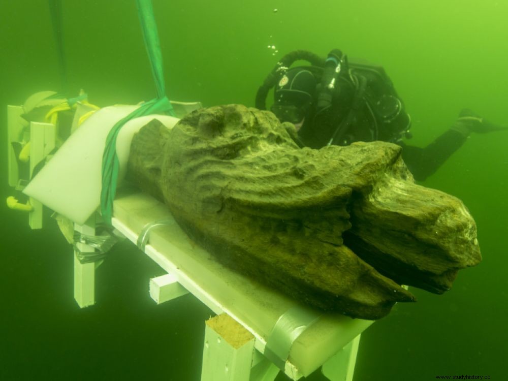 La Gribshunden:una carabela enterrada en el Mar Báltico desde hace más de 500 años 