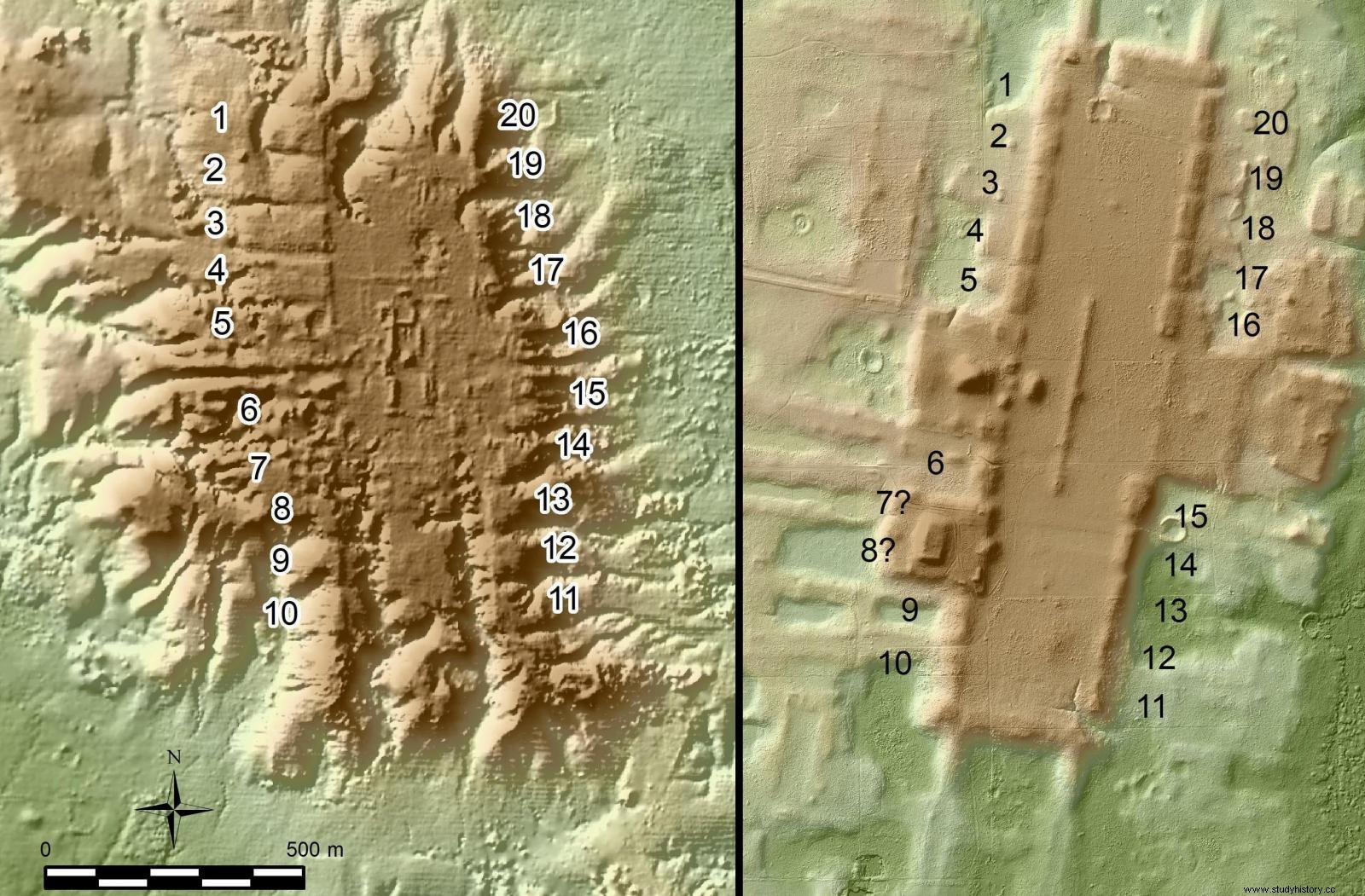 Casi 500 sitios mesoamericanos desconocidos descubiertos en México gracias a LiDAR 