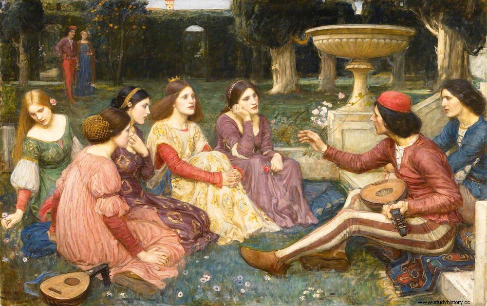 El Decamerón de Boccaccio, o la novela en tiempos de peste 