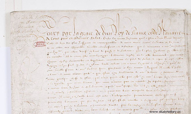 Guerras de religión:el Edicto de Nantes pacifica los espíritus 