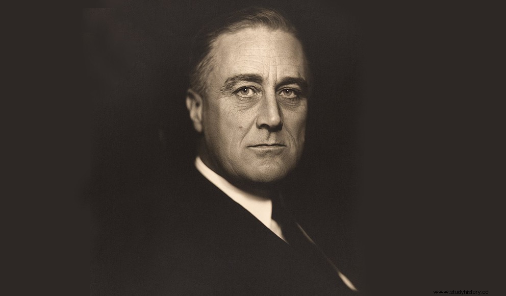 Franklin Roosevelt, presidente de la crisis y la guerra 