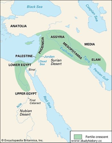 Media Luna Fértil | Definición, ubicación, mapa, significado y hechos. 