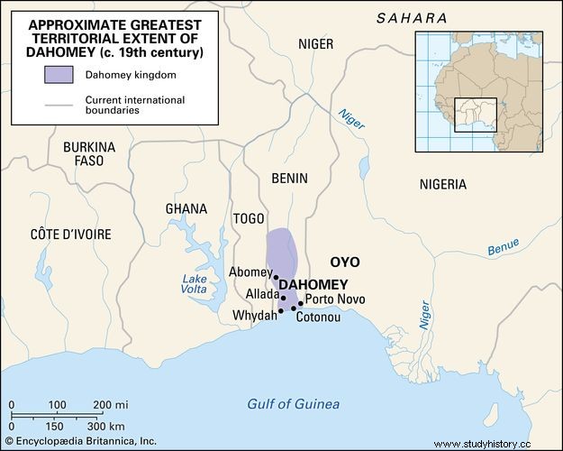 Дагомея | историческое королевство, Африка 