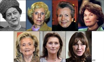 The First Ladies of France since 1959 