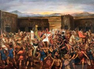 Francisco Pizarro and the capture of the Inca Atahualpa 