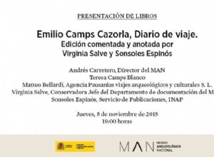 The National Archaeological Museum publishes the Travel Diary of Emilio Camps Cazorla 