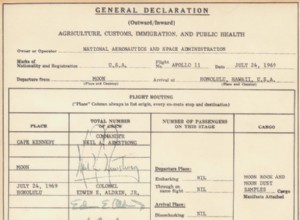 The document that confirms that the Apollo XI moon landing was not recorded on a set in the USA 