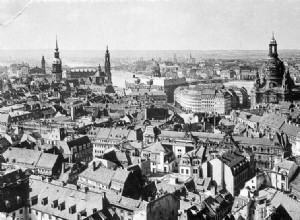 The bombing of Dresden 