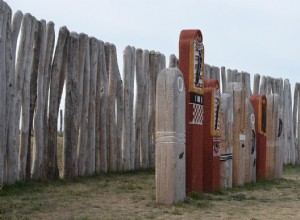 The German wooden Stonehenge, a Neolithic sanctuary where human sacrifices were performed 