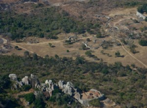 Great Zimbabwe, the largest pre-colonial stone structure in Sub-Saharan Africa, built in the 11th century 