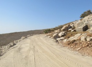 Three ancient marble quarries found in Greece, with unfinished columns 