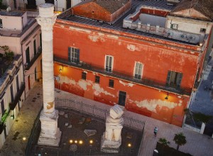 The twin columns of Brindisi, unique in the architecture of Antiquity 